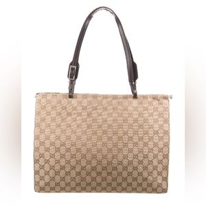 Vintage Gucci GG Canvas Tote